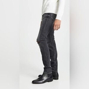 Frame L'Homme Vaporize Distressed Skinny Jeans